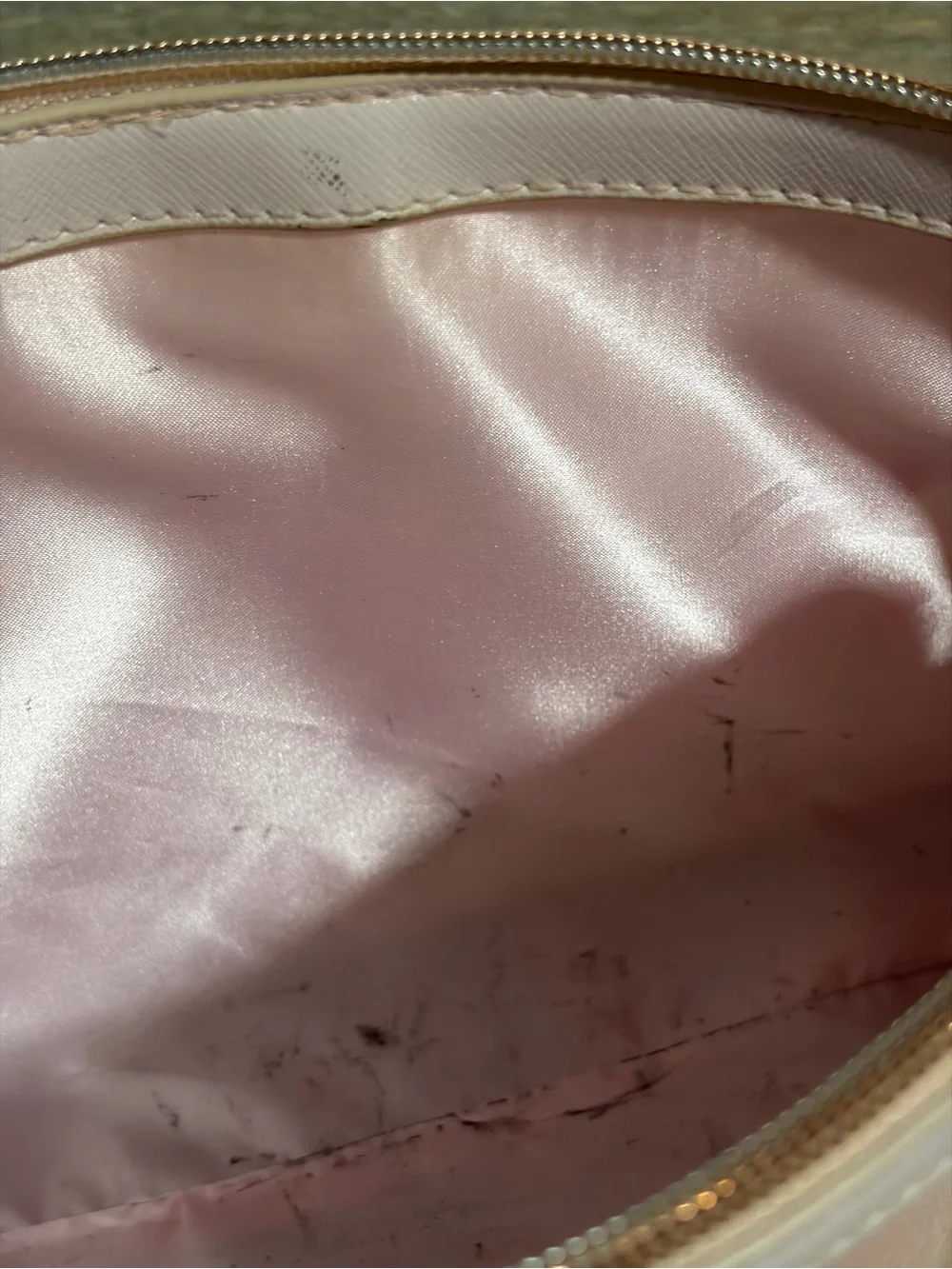 Ted Baker Pink Rose-Print Cosmetic Pouch with Rose Gold Trim